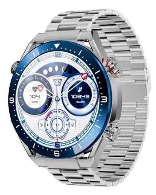 Smartwatch EcoWatch EW-01 Plata Azul 1,52" Bluetooth