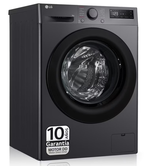 LG F4WR-5009-A6W INOX - Lavadora Carga Frontal 9KG 1400 RPM