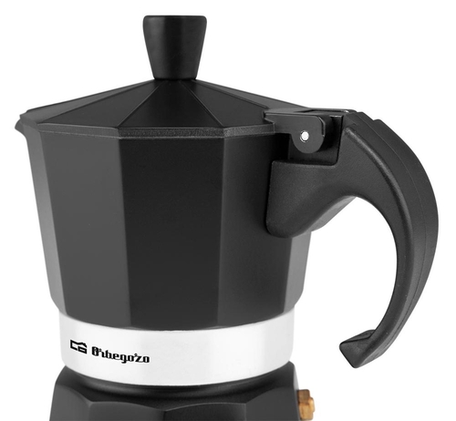 ORBEGOZO KFN-910 Negro - Cafetera de Aluminio 9 Tazas