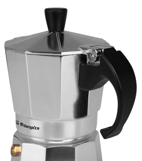 ORBEGOZO KF-900 INOX - Cafetera de Aluminio 9 Tazas