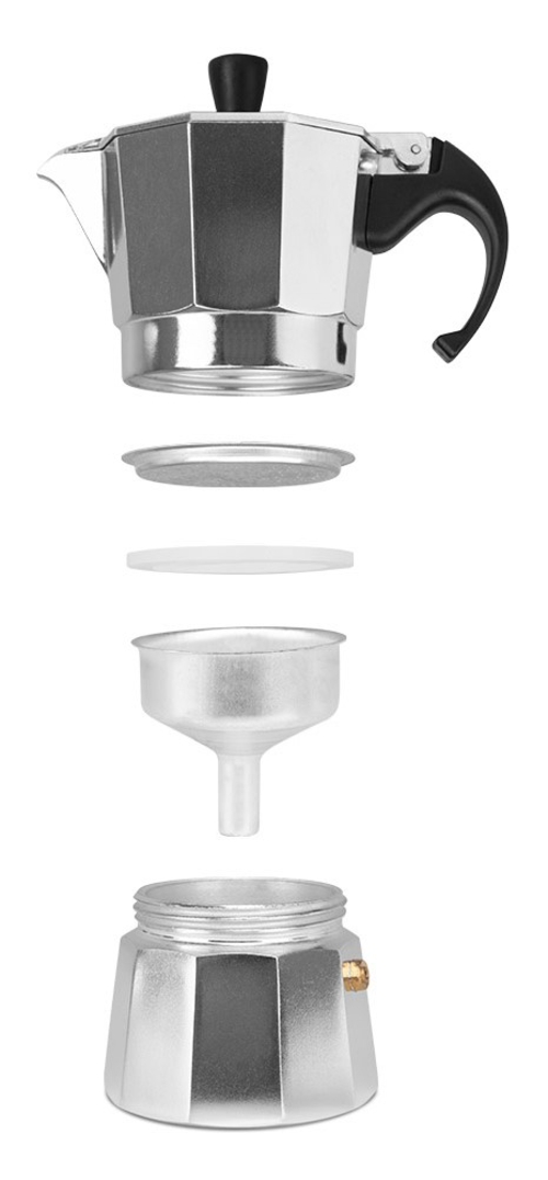 ORBEGOZO KF-900 INOX - Cafetera de Aluminio 9 Tazas