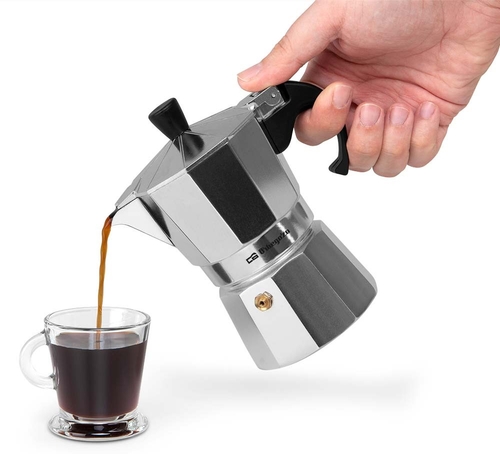 ORBEGOZO KF-900 INOX - Cafetera de Aluminio 9 Tazas