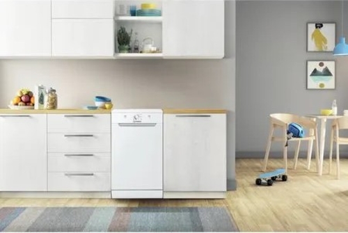 INDESIT DF9E 1B10 Blanco - Lavavajillas 45CM 9 Servicios