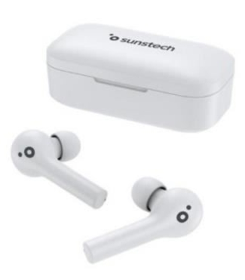 SUNSTECH WAVEPODS TOUCH WT Blanco - Auricular Sin Cable