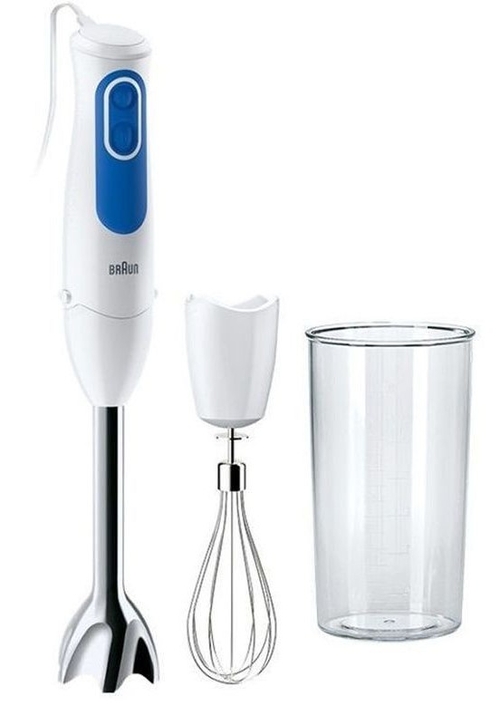 BRAUN MQ-3005-WH Blanco-Azul - Batidora de Mano 700W