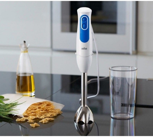 BRAUN MQ-3005-WH Blanco-Azul - Batidora de Mano 700W