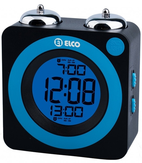 ELCO ED-44C Azul - Despertador Digital