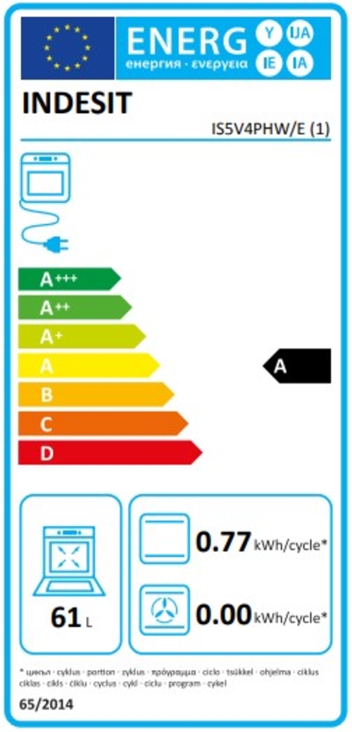INDESIT IS5V4PHW/E Blanco - Cocina 50CM