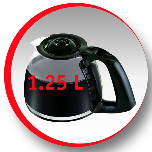 MOULINEX FG-370811 Negro-INOX - Cafetera de Goteo 1000W