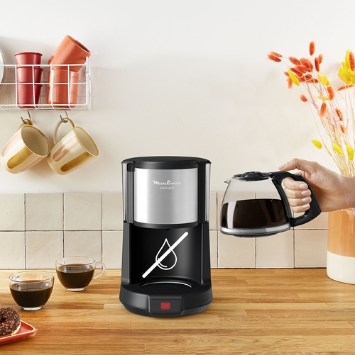 MOULINEX FG-370811 Negro-INOX - Cafetera de Goteo 1000W