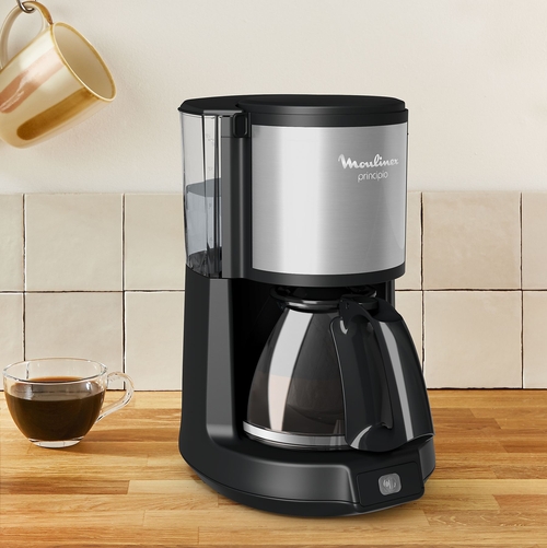 MOULINEX FG-370811 Negro-INOX - Cafetera de Goteo 1000W