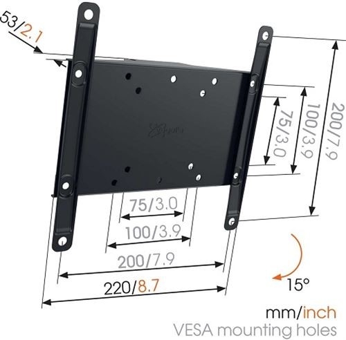 VOGELS MA-2010 Negro - Soporte TV 19"-40"