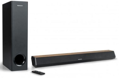 THOMSON SB-552-BTS + Subwoofer Negro-Madera - Barra de Sonido 400W