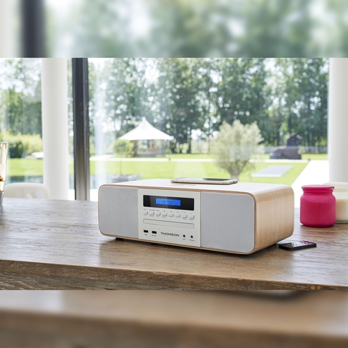 THOMSON MIC-201-IBT Blanco-Madera - Microcadena 50W