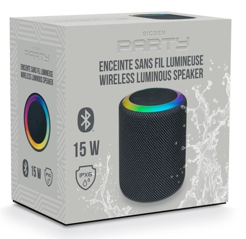 BIGBEN PARTYBTIPMS1 Negro - Altavoz Portátil 15W