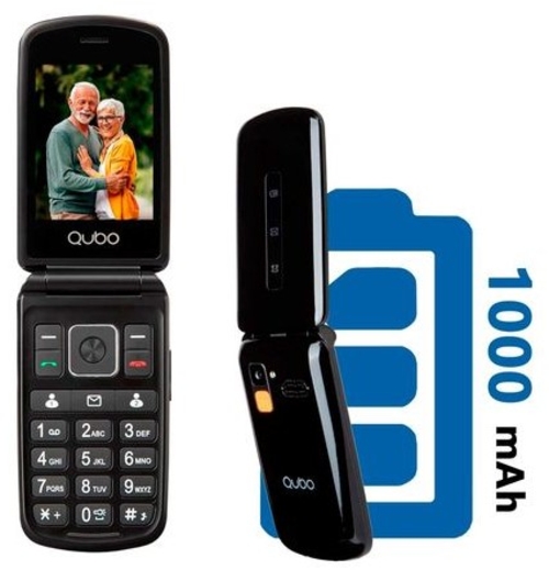 Qubo P-210-BK Negro - Móvil 2,8" 32GB
