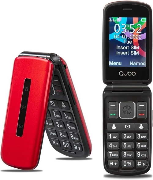 Qubo P-210-NW Rojo - Móvil 2,8" 32GB