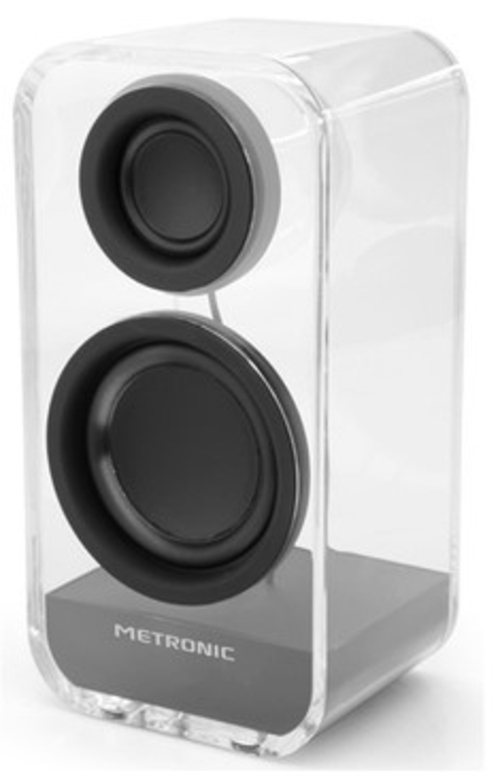 METRONIC 477073 Negro - Altavoz Portátil 3W + 5W