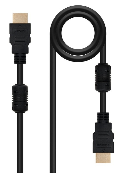 METRONIC MACHO-MACHO Con Ferrita Negro - Cable HDMI 3M