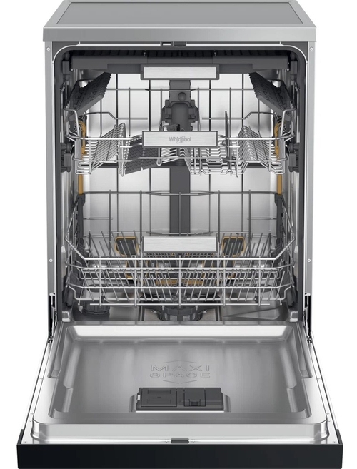 WHIRLPOOL W7F HS51 X INOX-Negro - Lavavajillas 60CM 15 Servicios