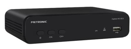 METRONIC ZAPBOX 441655 Negro - Sintonizador TDT HD USB Grabador