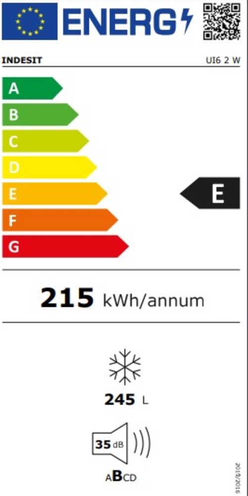 INDESIT UI6 2 W Blanco - Congelador Vertical Cíclico