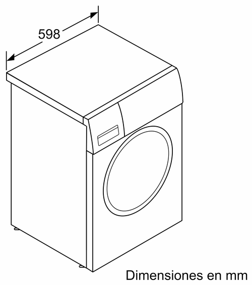 BALAY 3TS-085-BE Blanco - Lavadora Carga Frontal 8KG 1400RPM