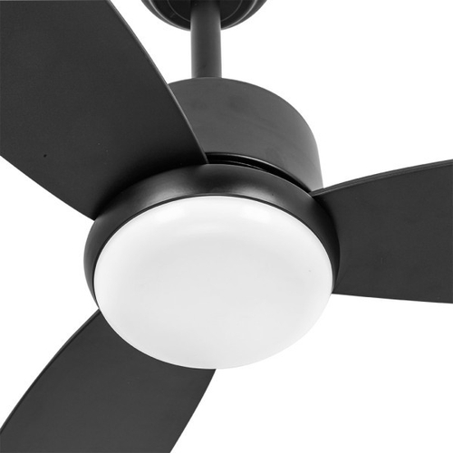 Abrila DC GENIL 132CM Negro - Ventilador de Techo Aspa Normal con Luz