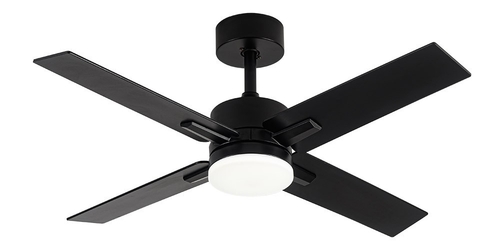 Abrila DC TALCO 106CM Negro-Gris - Ventilador de Techo Aspa Normal Reversible con Luz