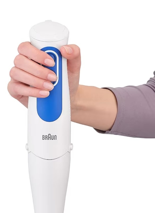 BRAUN MQ-3000-WH Blanco-Azul - Batidora de Mano 700W