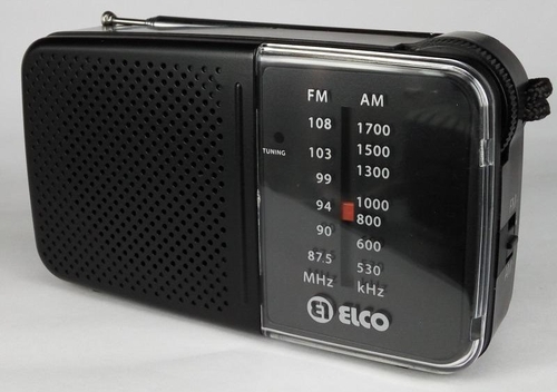 ELCO PD-712 Negro - Transistor Con Altavoz