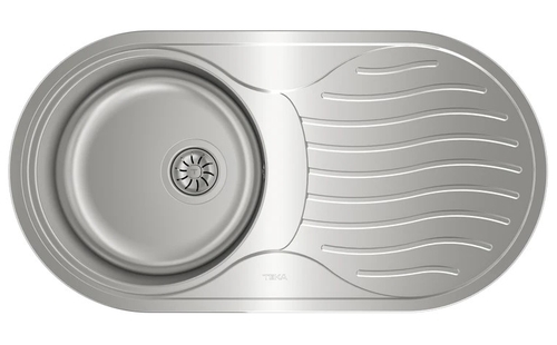 Fregadero Teka  DR 80 1C 1E Derecha 1 Seno Acero Austenítico