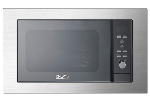 KROMSLINE KVI-3FI-B3 + KHM-1000-G-IX-PD INOX - Conjunto Vitrocerámica de Inducción + Horno + Microondas KMM-25-DXN