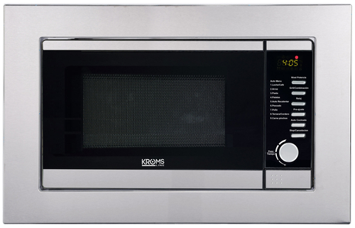 KROMSLINE KVR-3FR-B3 + KHCR-105-BK-S INOX- Negro - Conjunto Vitrocerámica Eléctrica + Horno + Microondas KMM-20-DX