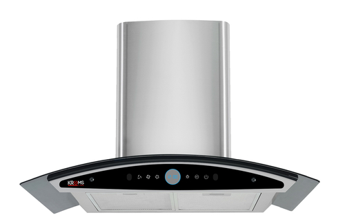 KROMSLINE KVR-3FR-B3 + KHI-300-D-S INOX- Negro - Conjunto Vitrocerámica Eléctrica + Horno + Microondas KMM-20-DX + Campana KC-CRAMER-7-GBK1