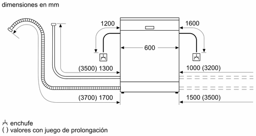 BALAY 3VS-572-BP Blanco - Lavavajillas 60CM 13 Servicios
