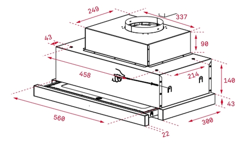 TEKA CNL 6610 Inox - Campana Extraíble 60CM