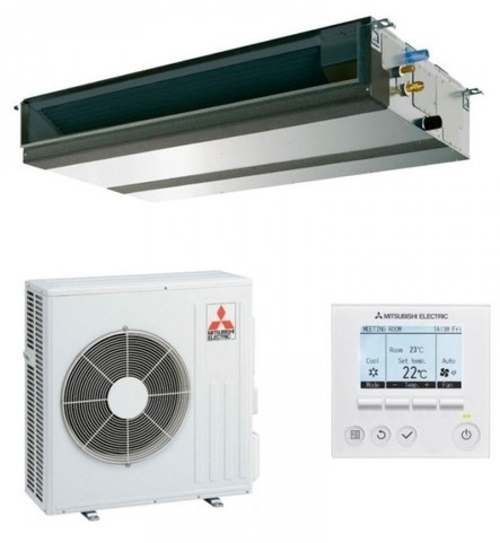 MITSUBISHI MGPEZ-100 VJA + PAR 41 Blanco - Aire Acondicionado por Conducto 8084 Frig y 9632 Kcal