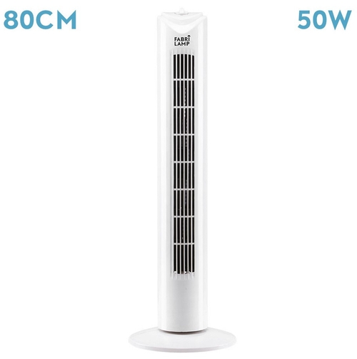 Abrila TERO Blanco - Ventilador de Torre 50W