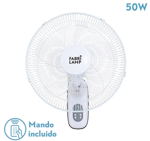 Abrila CUTA Blanco - Ventilador de Pared 50W