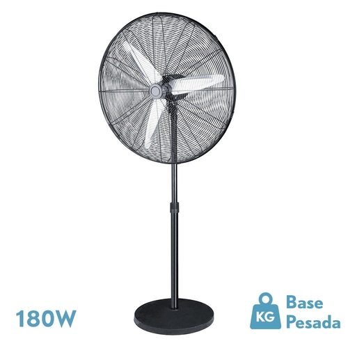 Abrila ALARCON Negro - Ventilador de Pie 180W
