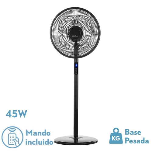 Abrila ICONO Negro - Ventilador de Pie 45W