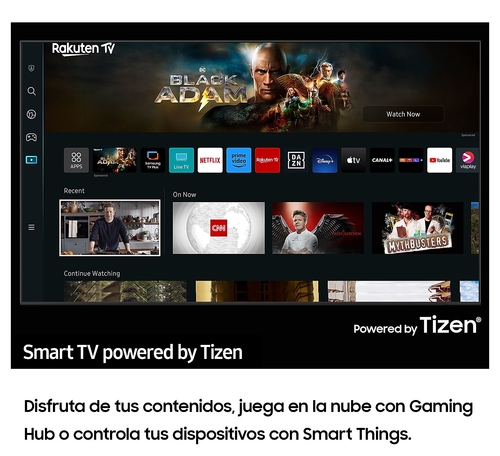 SAMSUNG TU43CU7175 Negro - TV 43" 4K UDM  Smart TV
