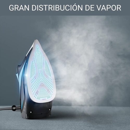 ROWENTA DW-5310-D1 Negro-Azul - Plancha de Vapor 2700W