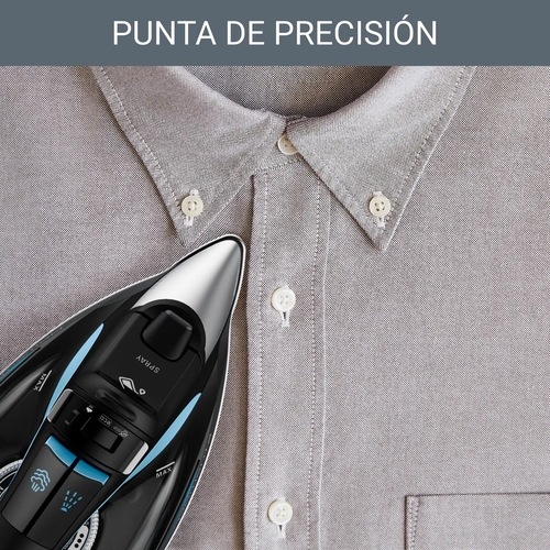 ROWENTA DW-5310-D1 Negro-Azul - Plancha de Vapor 2700W