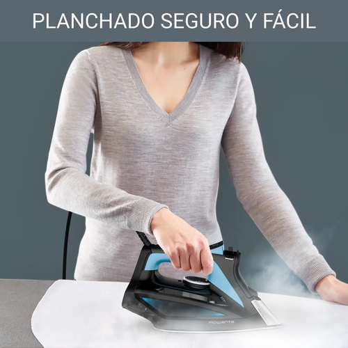 ROWENTA DW-5310-D1 Negro-Azul - Plancha de Vapor 2700W