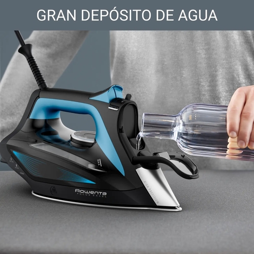 ROWENTA DW-5310-D1 Negro-Azul - Plancha de Vapor 2700W