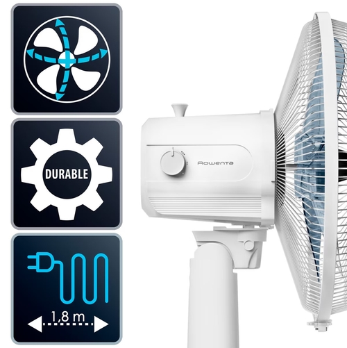 ROWENTA VU-2330 Blanco - Ventilador de Sobremesa 35W