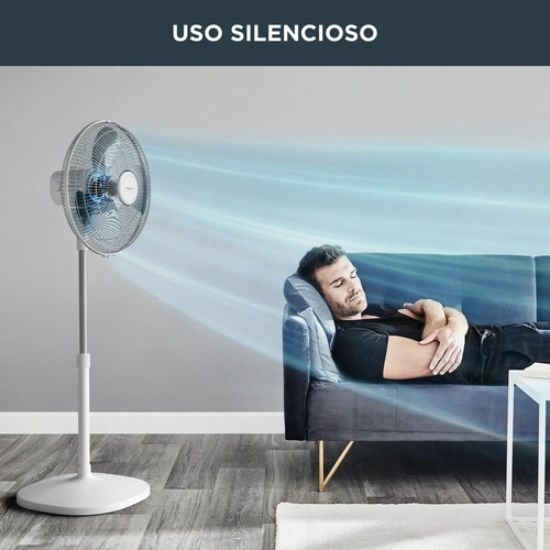 ROWENTA VU-4410 Blanco - Ventilador de Pie 45W