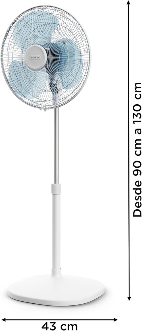 ROWENTA VU-4410 Blanco - Ventilador de Pie 45W